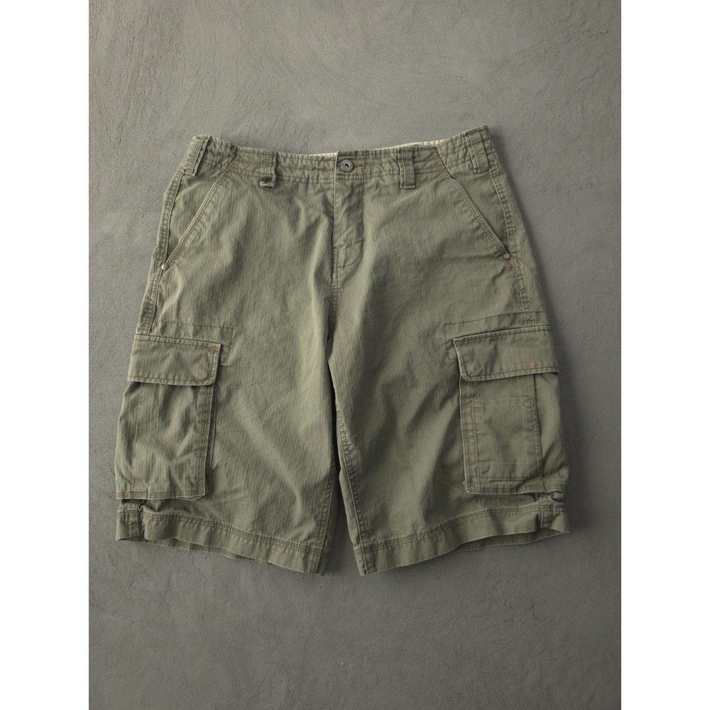 BC Clothing Green OD Cargo Shorts Men's 33 x 11 Outdoor Hiking